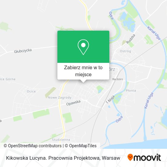 Mapa Kikowska Lucyna. Pracownia Projektowa