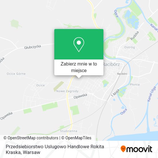 Mapa Przedsiebiorstwo Uslugowo Handlowe Rokita Kraska