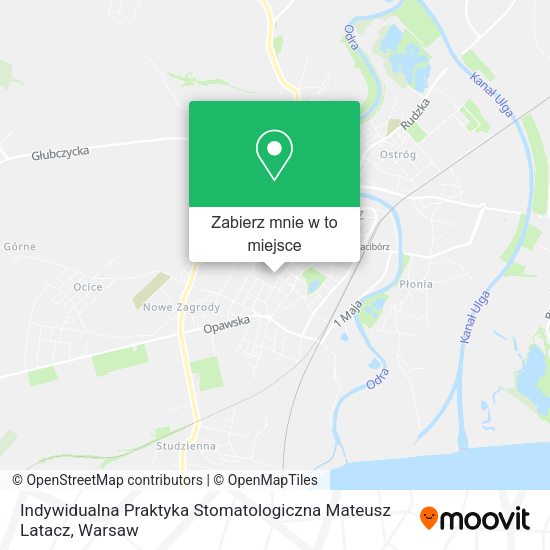 Mapa Indywidualna Praktyka Stomatologiczna Mateusz Latacz