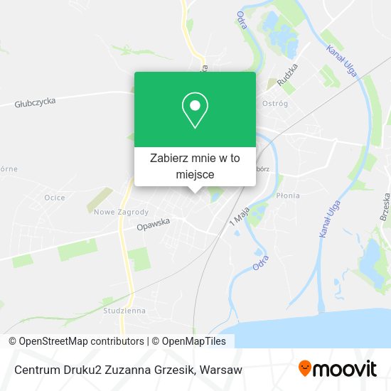 Mapa Centrum Druku2 Zuzanna Grzesik