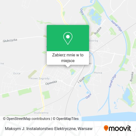 Mapa Maksym J. Instalatorstwo Elektryczne