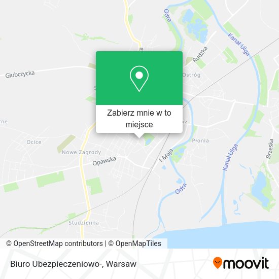 Mapa Biuro Ubezpieczeniowo-