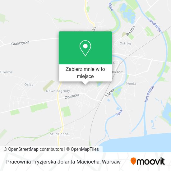 Mapa Pracownia Fryzjerska Jolanta Maciocha