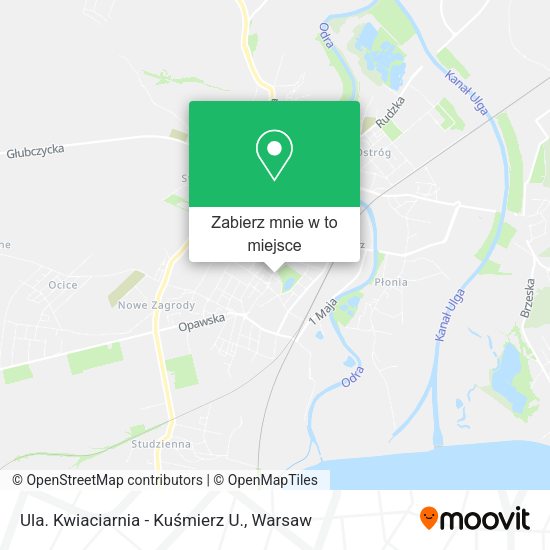 Mapa Ula. Kwiaciarnia - Kuśmierz U.