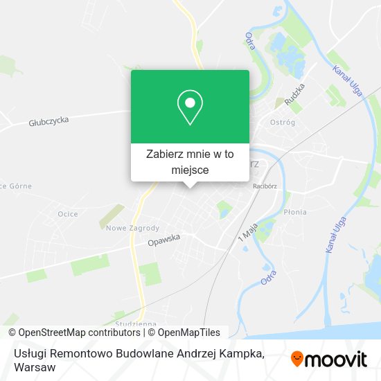 Mapa Usługi Remontowo Budowlane Andrzej Kampka