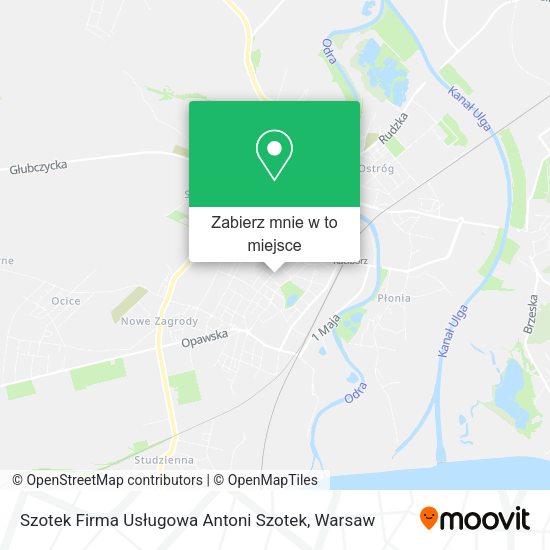 Mapa Szotek Firma Usługowa Antoni Szotek