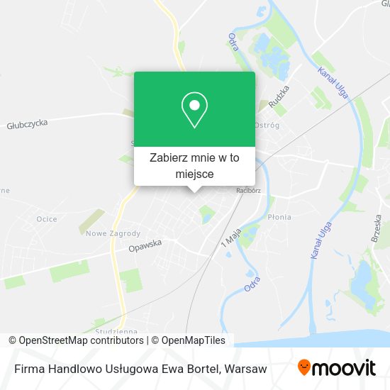 Mapa Firma Handlowo Usługowa Ewa Bortel