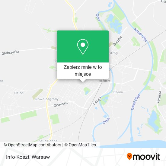 Mapa Info-Koszt