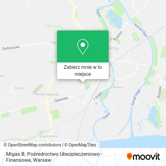 Mapa Migas B. Pośrednictwo Ubezpieczeniowo - Finansowe