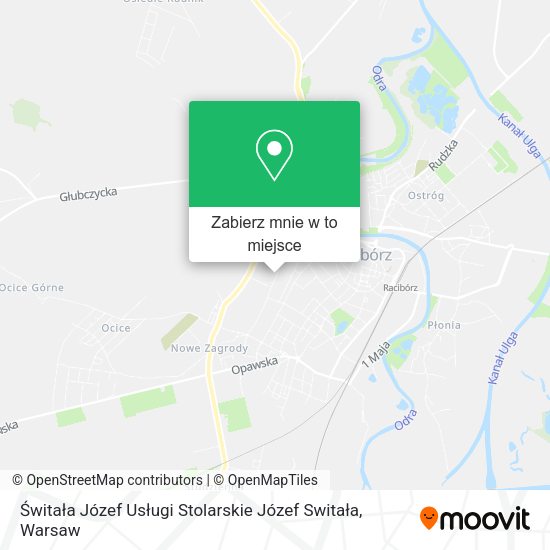 Mapa Świtała Józef Usługi Stolarskie Józef Switała