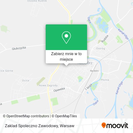 Mapa Zaklad Spoleczno Zawodowy