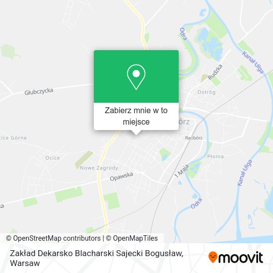 Mapa Zakład Dekarsko Blacharski Sajecki Bogusław