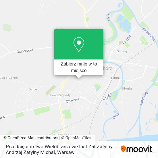 Mapa Przedsiębiorstwo Wielobranżowe Inst Zat Zatylny Andrzej Zatylny Michał