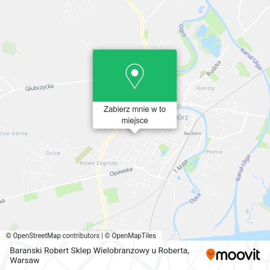 Mapa Baranski Robert Sklep Wielobranzowy u Roberta