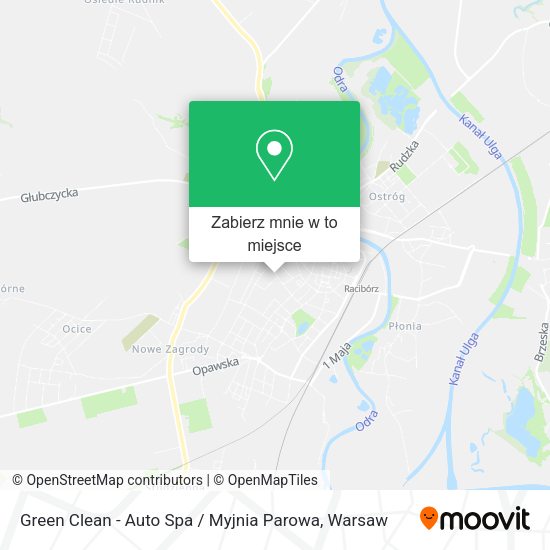 Mapa Green Clean - Auto Spa / Myjnia Parowa