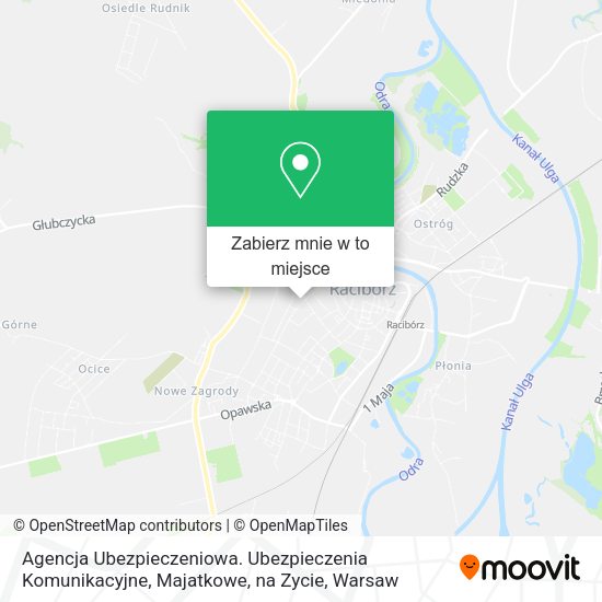 Mapa Agencja Ubezpieczeniowa. Ubezpieczenia Komunikacyjne, Majatkowe, na Zycie