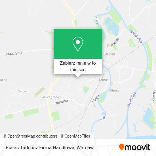 Mapa Białas Tadeusz Firma Handlowa