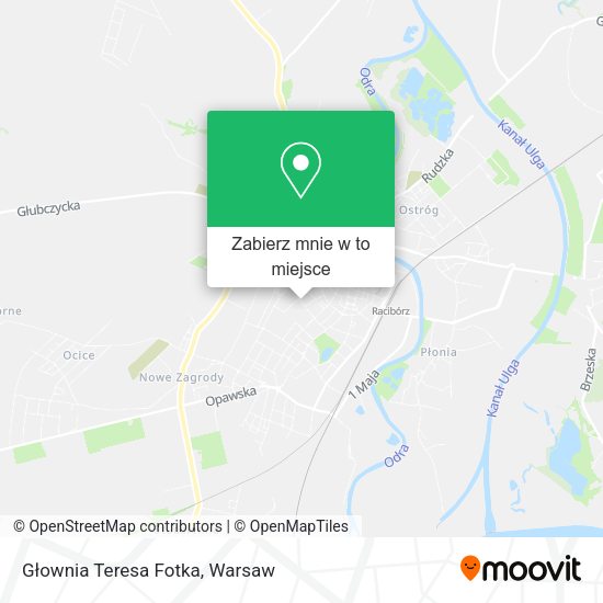 Mapa Głownia Teresa Fotka