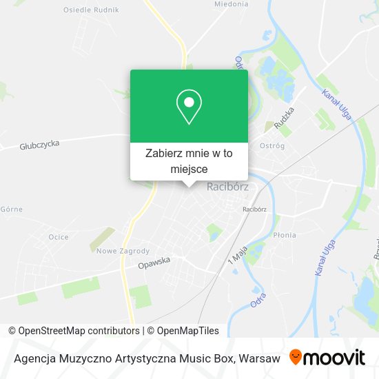 Mapa Agencja Muzyczno Artystyczna Music Box