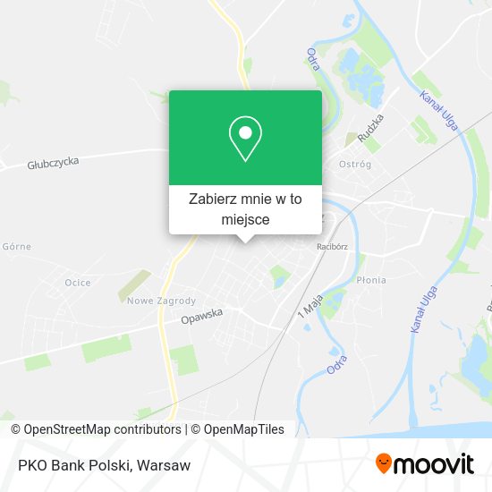 Mapa PKO Bank Polski