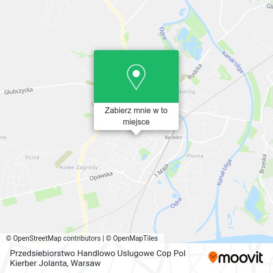 Mapa Przedsiebiorstwo Handlowo Uslugowe Cop Pol Kierber Jolanta