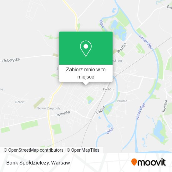 Mapa Bank Spółdzielczy