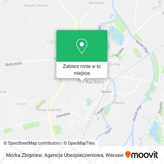 Mapa Morka Zbigniew. Agencja Ubezpieczeniowa