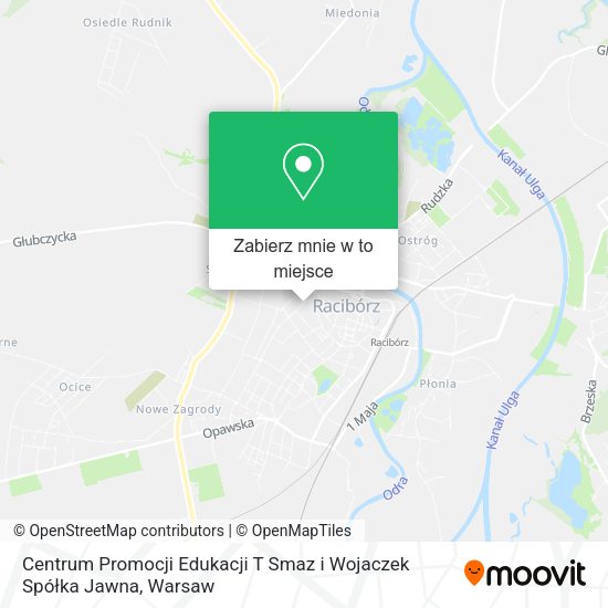 Mapa Centrum Promocji Edukacji T Smaz i Wojaczek Spółka Jawna