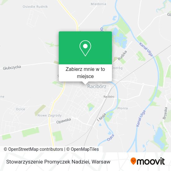 Mapa Stowarzyszenie Promyczek Nadziei