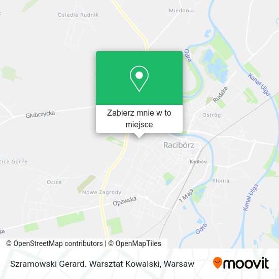 Mapa Szramowski Gerard. Warsztat Kowalski