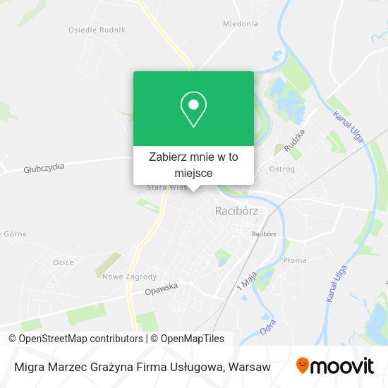 Mapa Migra Marzec Grażyna Firma Usługowa