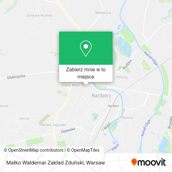 Mapa Małko Waldemar Zakład Zduński