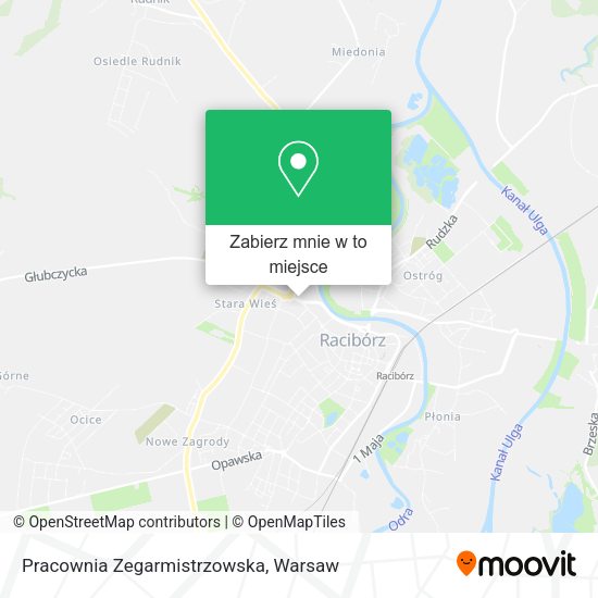 Mapa Pracownia Zegarmistrzowska