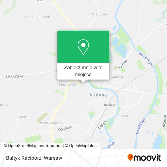 Mapa Baltyk Raciborz