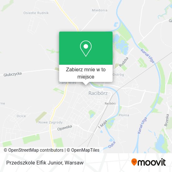 Mapa Przedszkole Elfik Junior