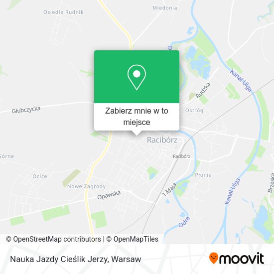 Mapa Nauka Jazdy Cieślik Jerzy