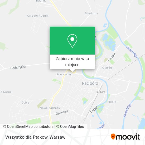 Mapa Wszystko dla Ptakow