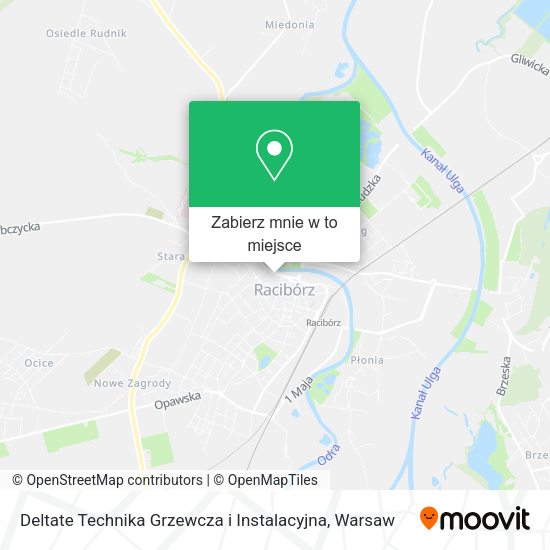 Mapa Deltate Technika Grzewcza i Instalacyjna