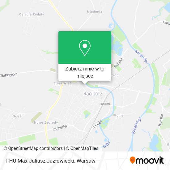 Mapa FHU Max Juliusz Jazłowiecki