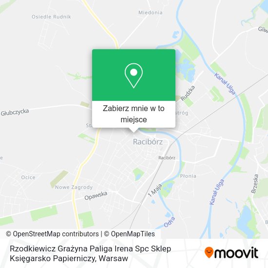 Mapa Rzodkiewicz Grażyna Paliga Irena Spc Sklep Księgarsko Papierniczy