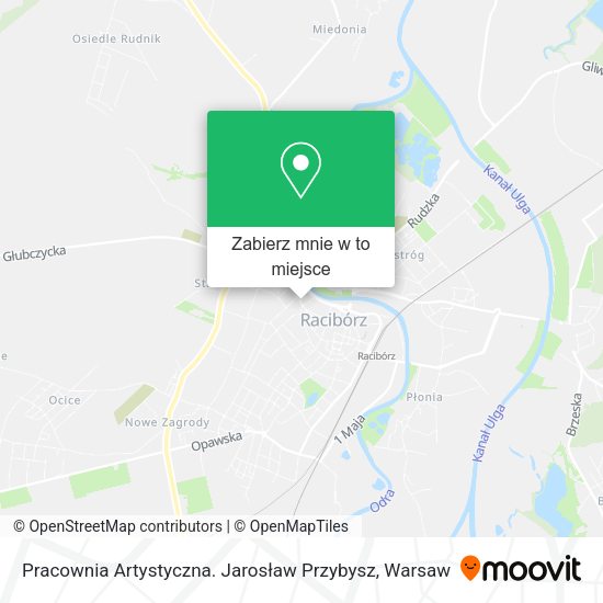 Mapa Pracownia Artystyczna. Jarosław Przybysz