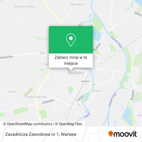 Mapa Zasadnicza Zawodowa nr 1