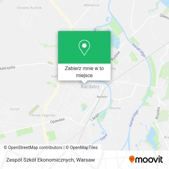 Mapa Zespół Szkół Ekonomicznych