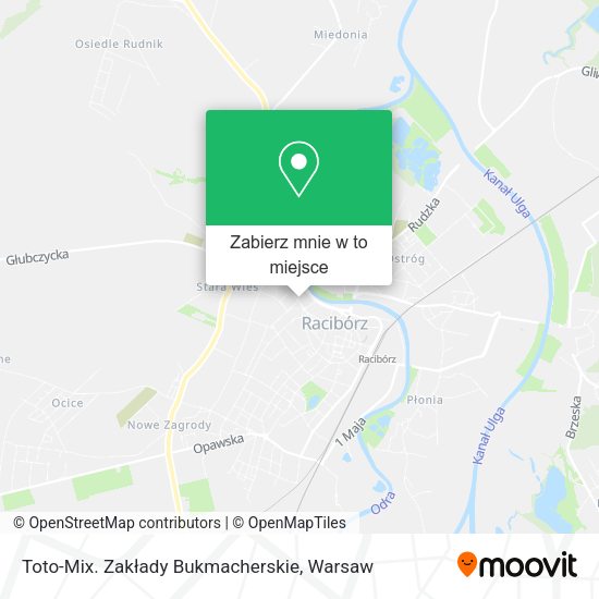 Mapa Toto-Mix. Zakłady Bukmacherskie