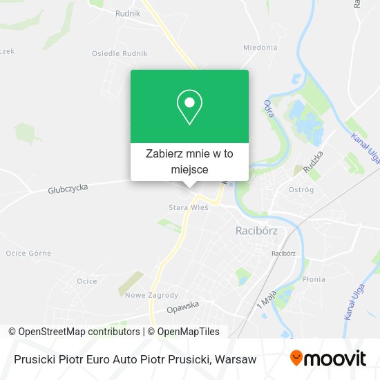 Mapa Prusicki Piotr Euro Auto Piotr Prusicki