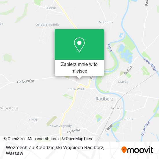 Mapa Wozmech Zu Kołodziejski Wojciech Racibórz