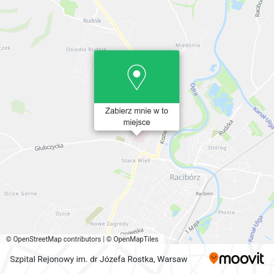 Mapa Szpital Rejonowy im. dr Józefa Rostka