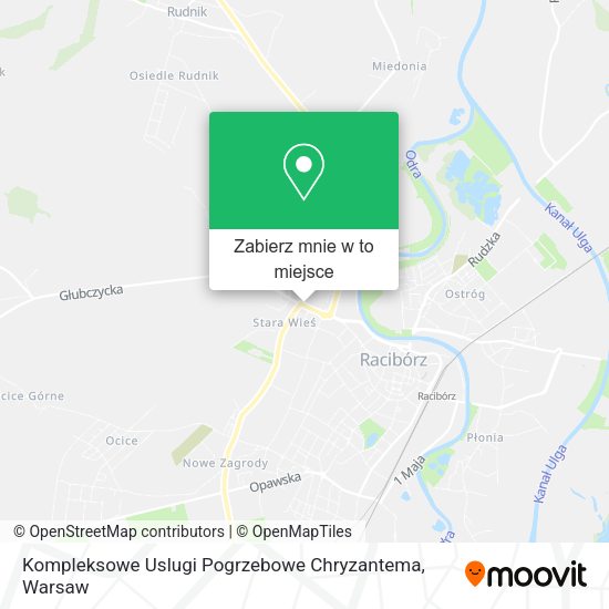 Mapa Kompleksowe Uslugi Pogrzebowe Chryzantema