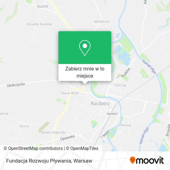 Mapa Fundacja Rozwoju Pływania