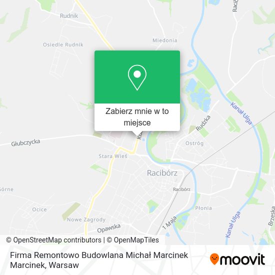 Mapa Firma Remontowo Budowlana Michał Marcinek Marcinek